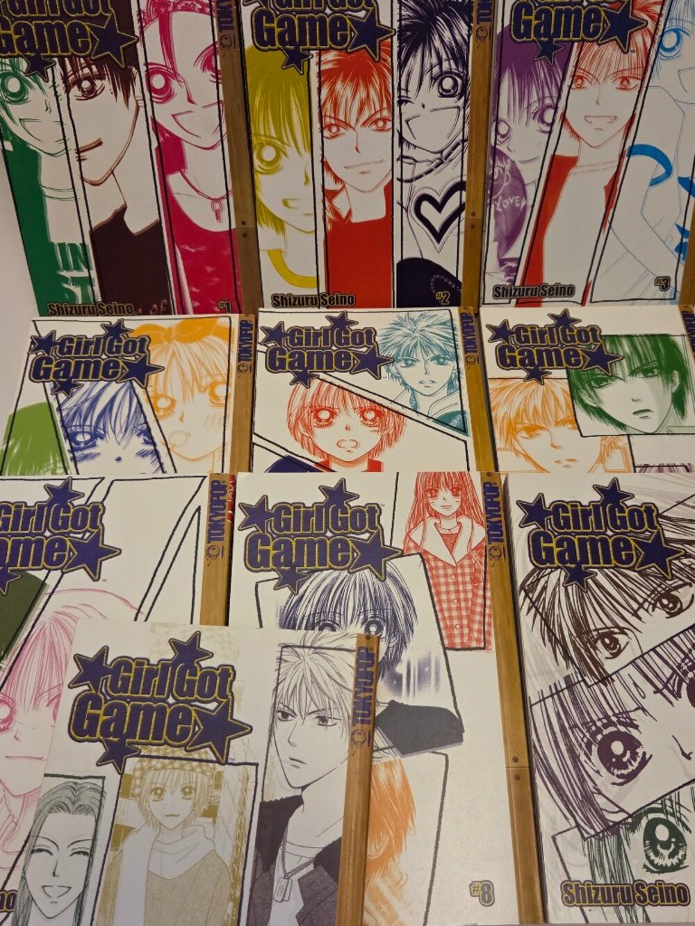Girl Got Game Manga Volumes 1-10 Complete Shizuru Seino Tokyopop